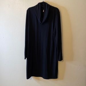 Old Navy Black Cowl Neck Sweater Dress XXL